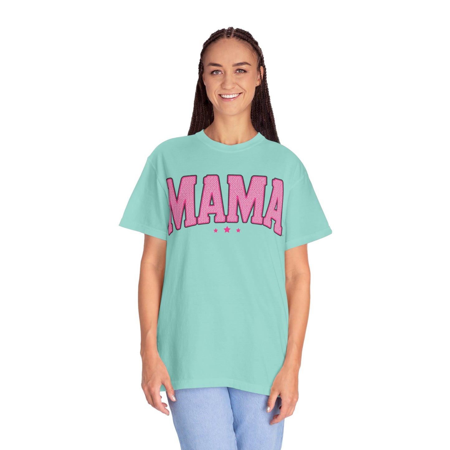 Mama Graphic T-Shirt — Retro Pink Lettering