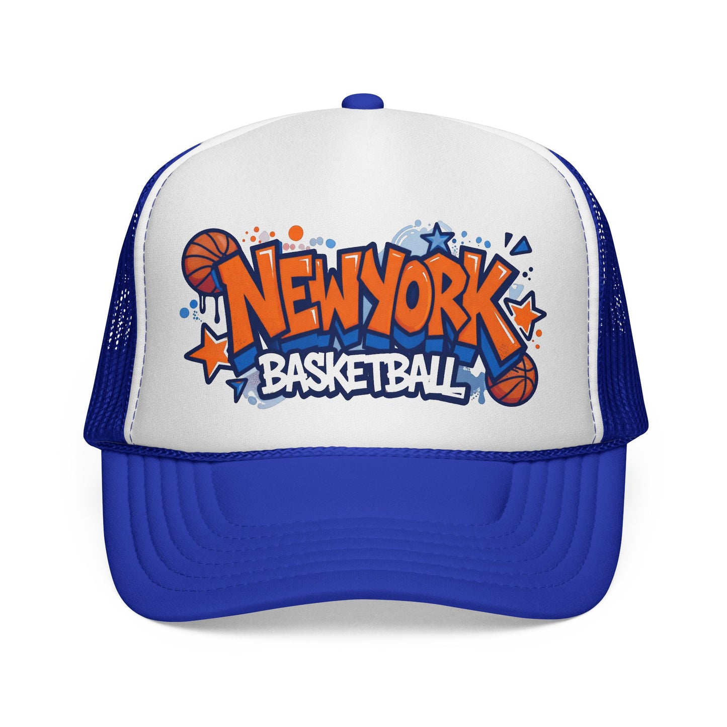 New York Basketball Trucker Cap — Graffiti Sports Hat