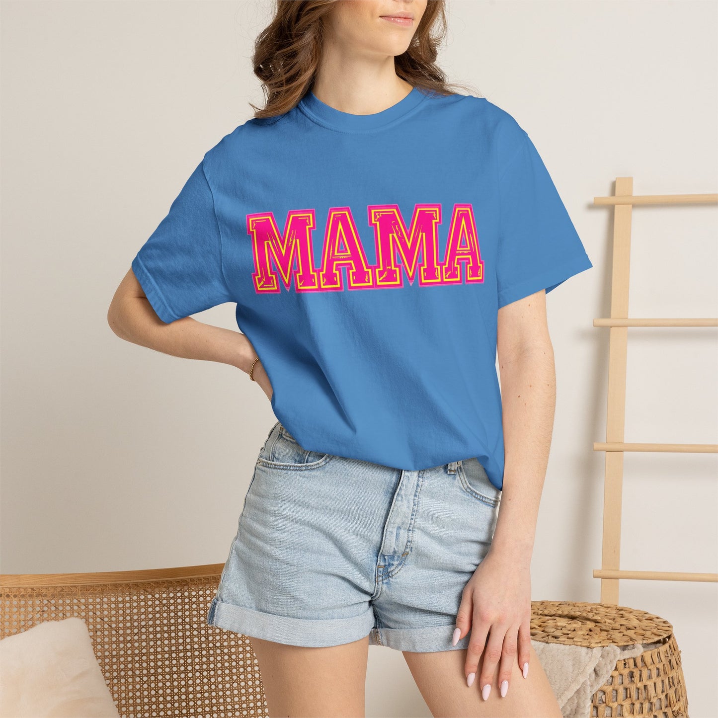Retro Varsity Mama Graphic T-Shirt