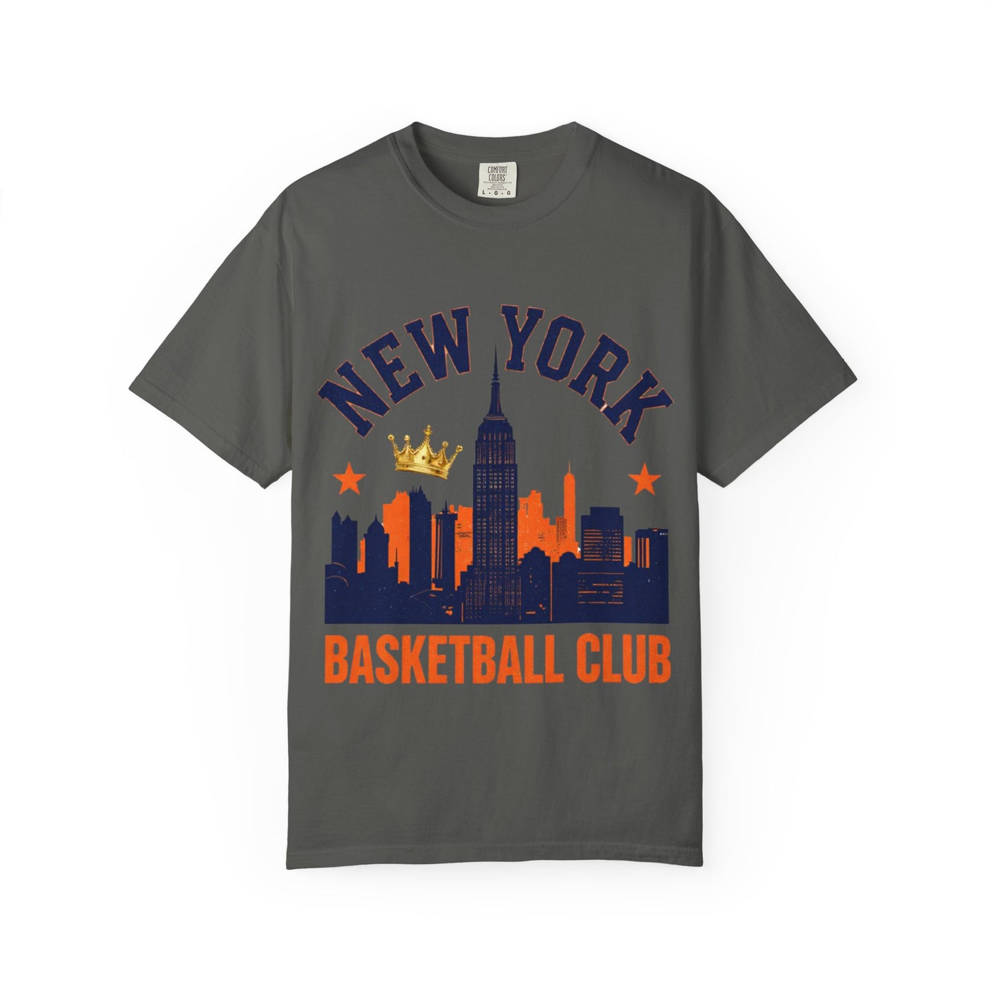 New York Basketball Club T-Shirt — Skyline, Crown & Team Graphic