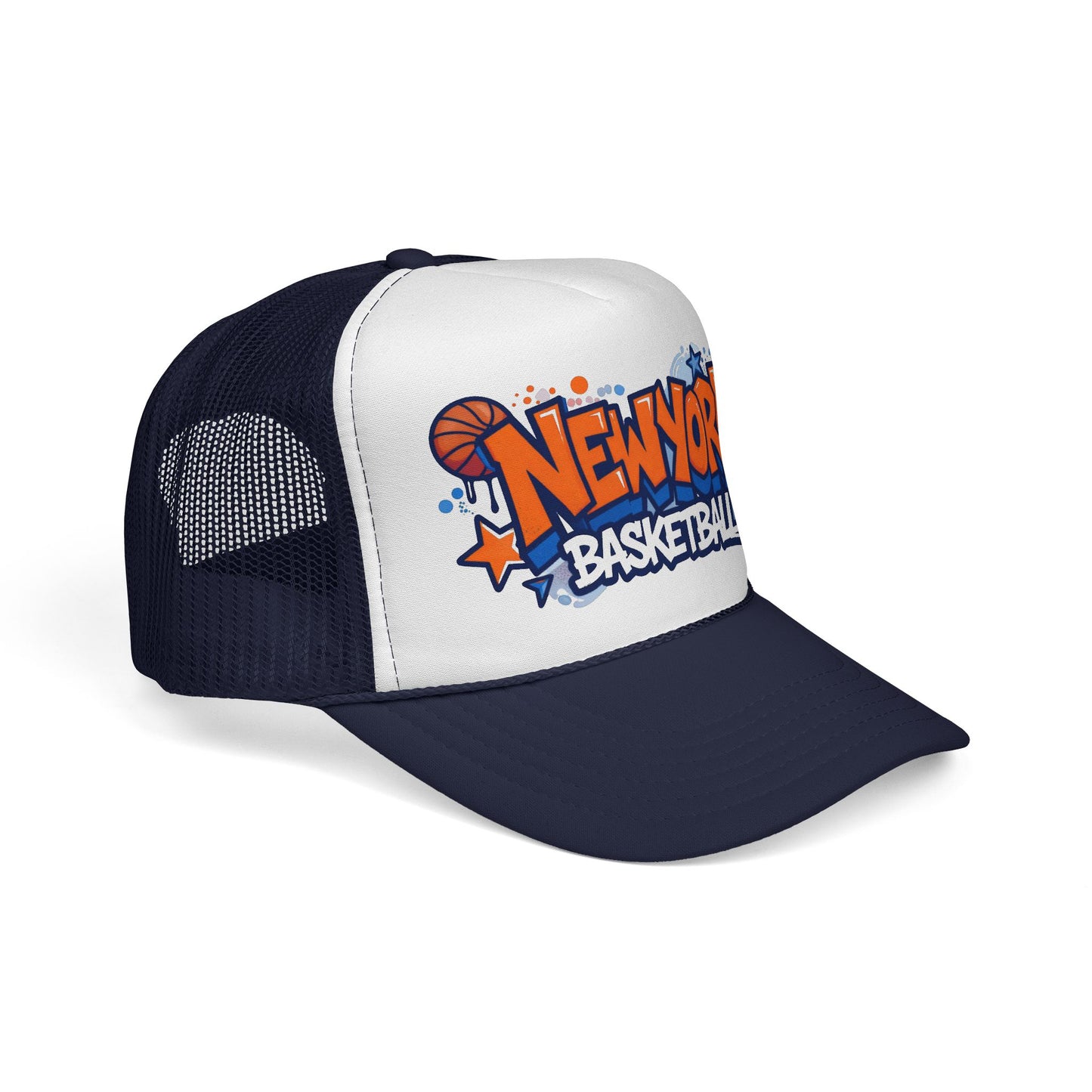 New York Basketball Trucker Cap — Graffiti Sports Hat