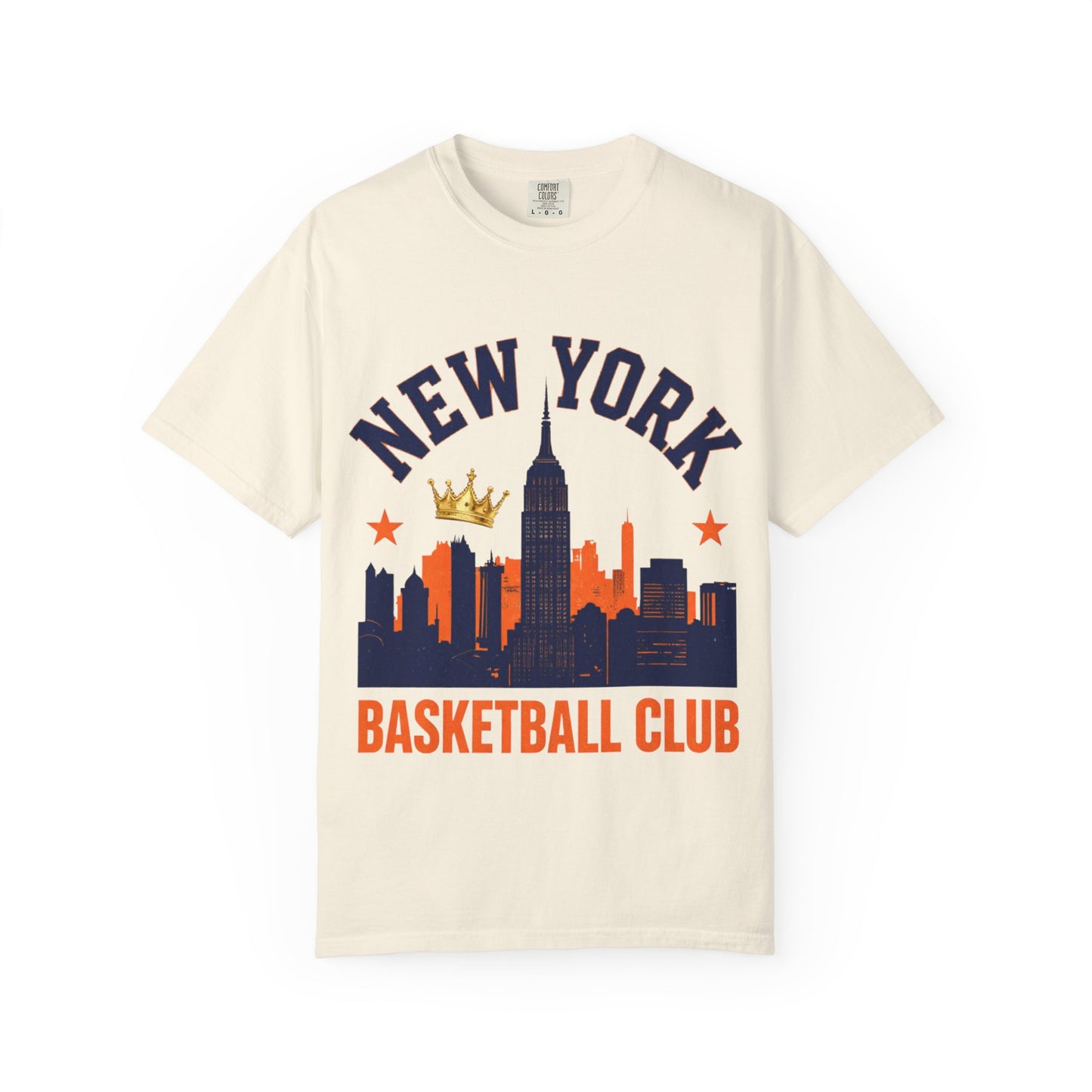 New York Basketball Club T-Shirt — Skyline, Crown & Team Graphic