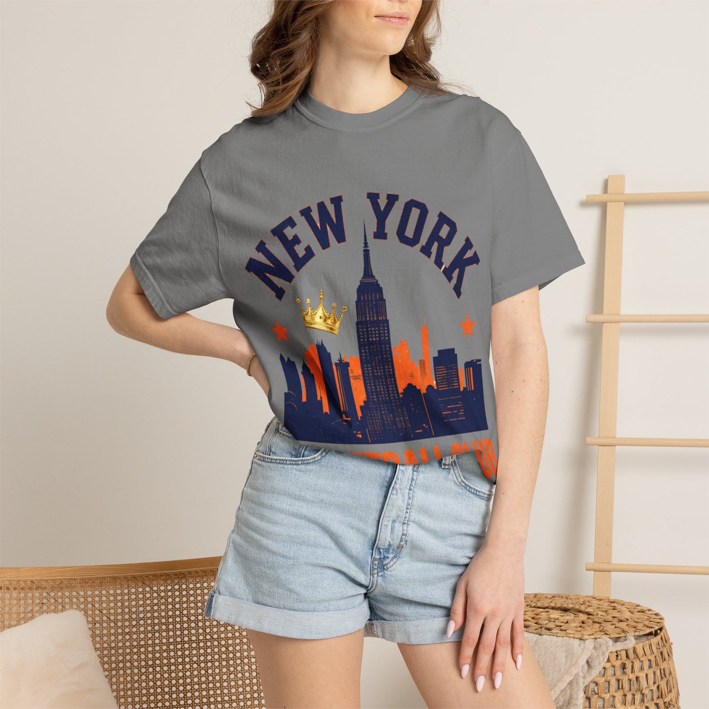 New York Basketball Club T-Shirt — Skyline, Crown & Team Graphic