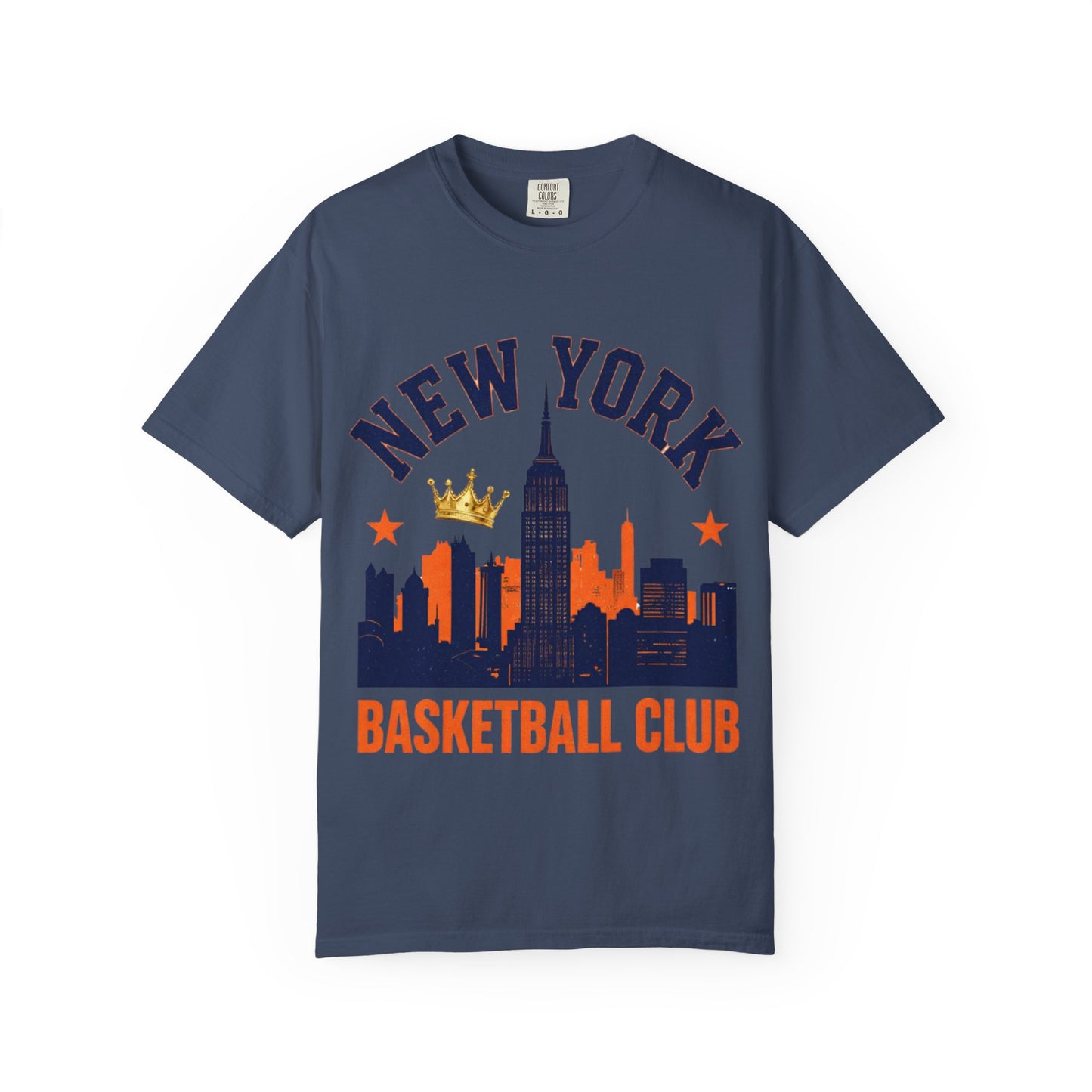 New York Basketball Club T-Shirt — Skyline, Crown & Team Graphic
