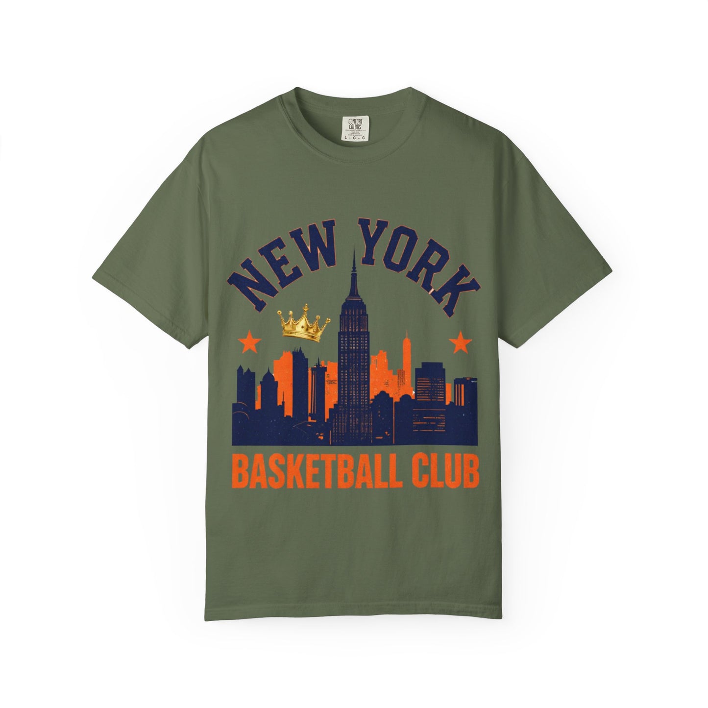 New York Basketball Club T-Shirt — Skyline, Crown & Team Graphic