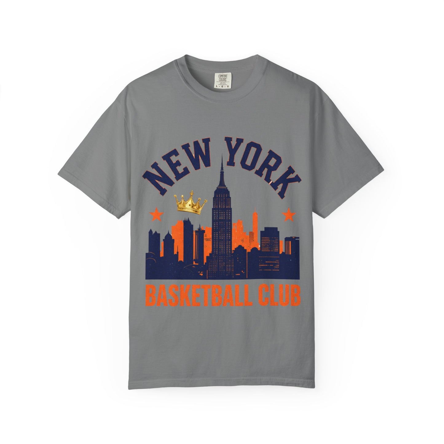 New York Basketball Club T-Shirt — Skyline, Crown & Team Graphic