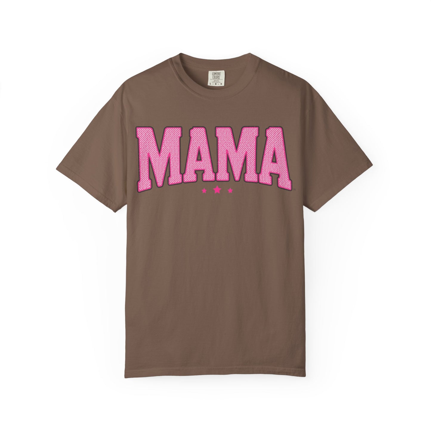 Mama Graphic T-Shirt — Retro Pink Lettering