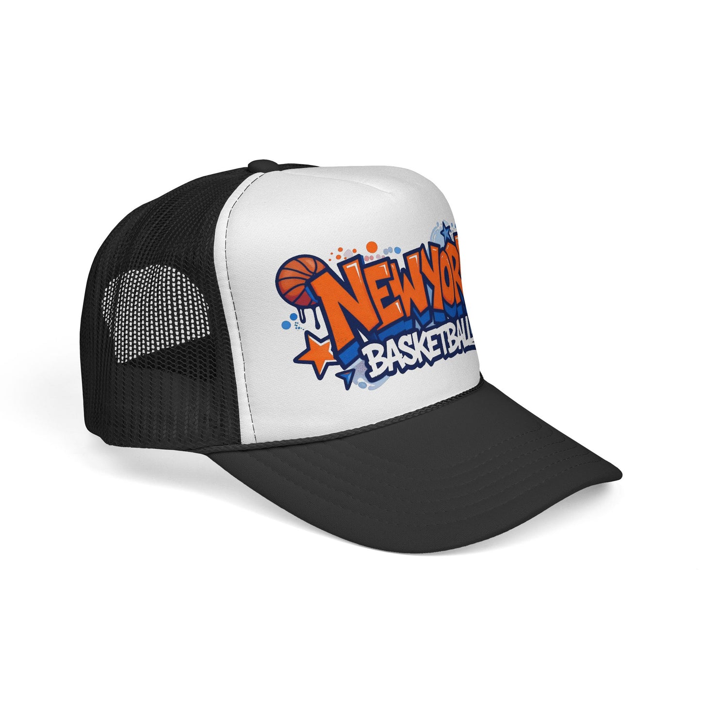 New York Basketball Trucker Cap — Graffiti Sports Hat