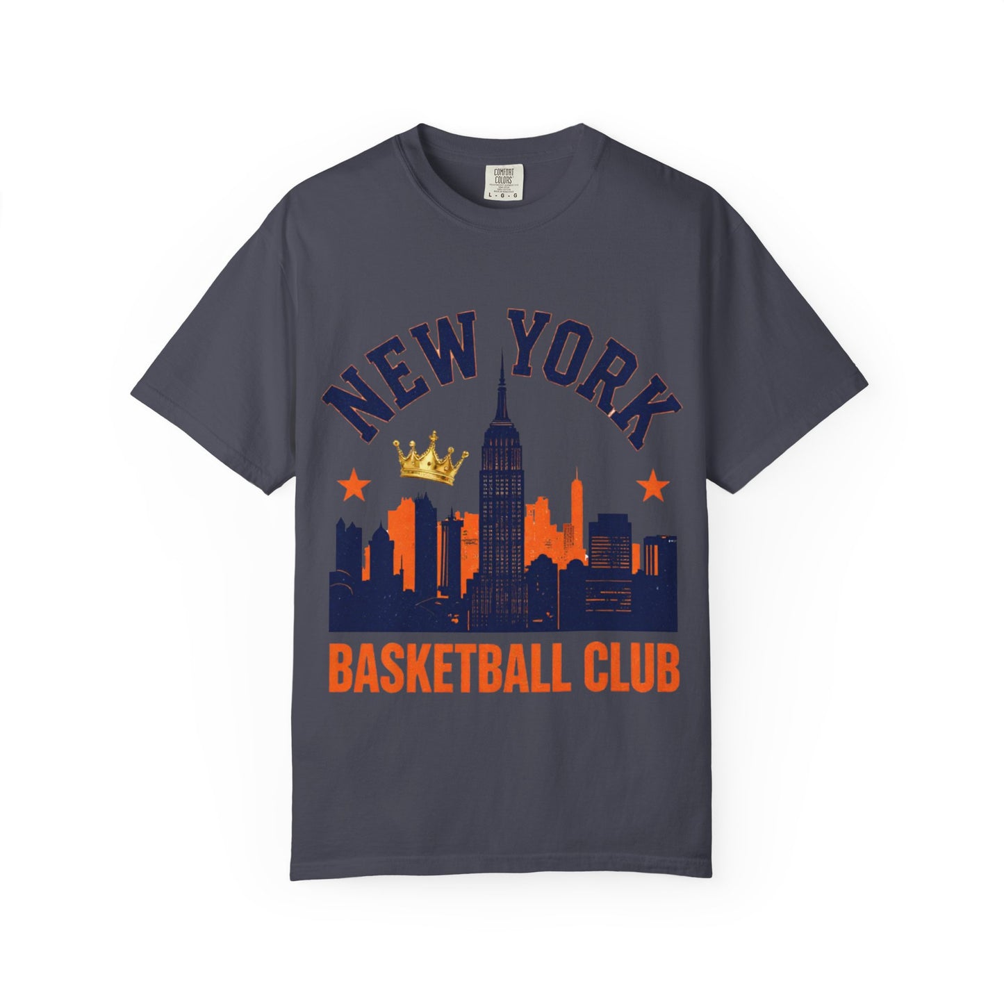 New York Basketball Club T-Shirt — Skyline, Crown & Team Graphic