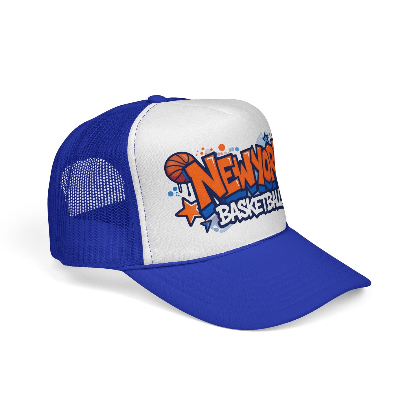 New York Basketball Trucker Cap — Graffiti Sports Hat