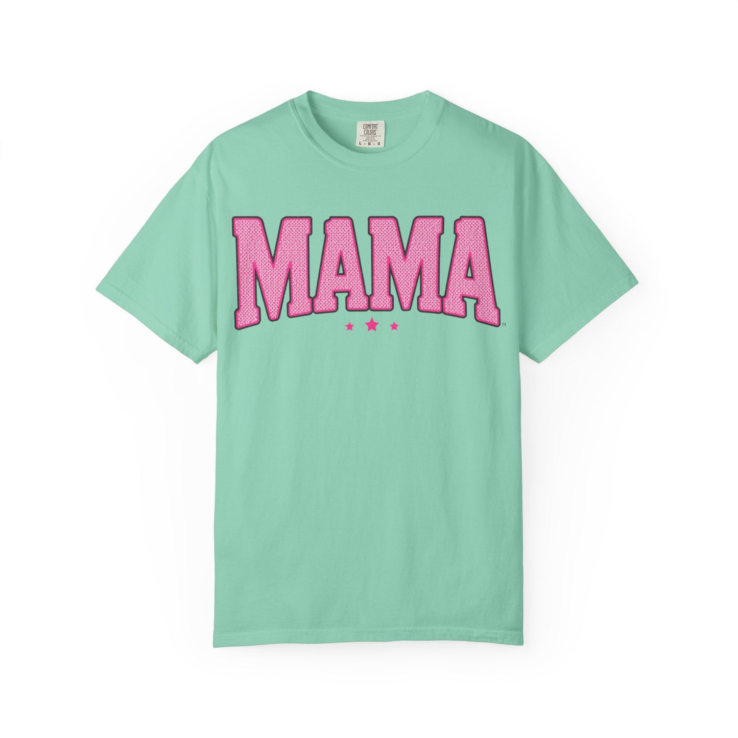 Mama Graphic T-Shirt — Retro Pink Lettering