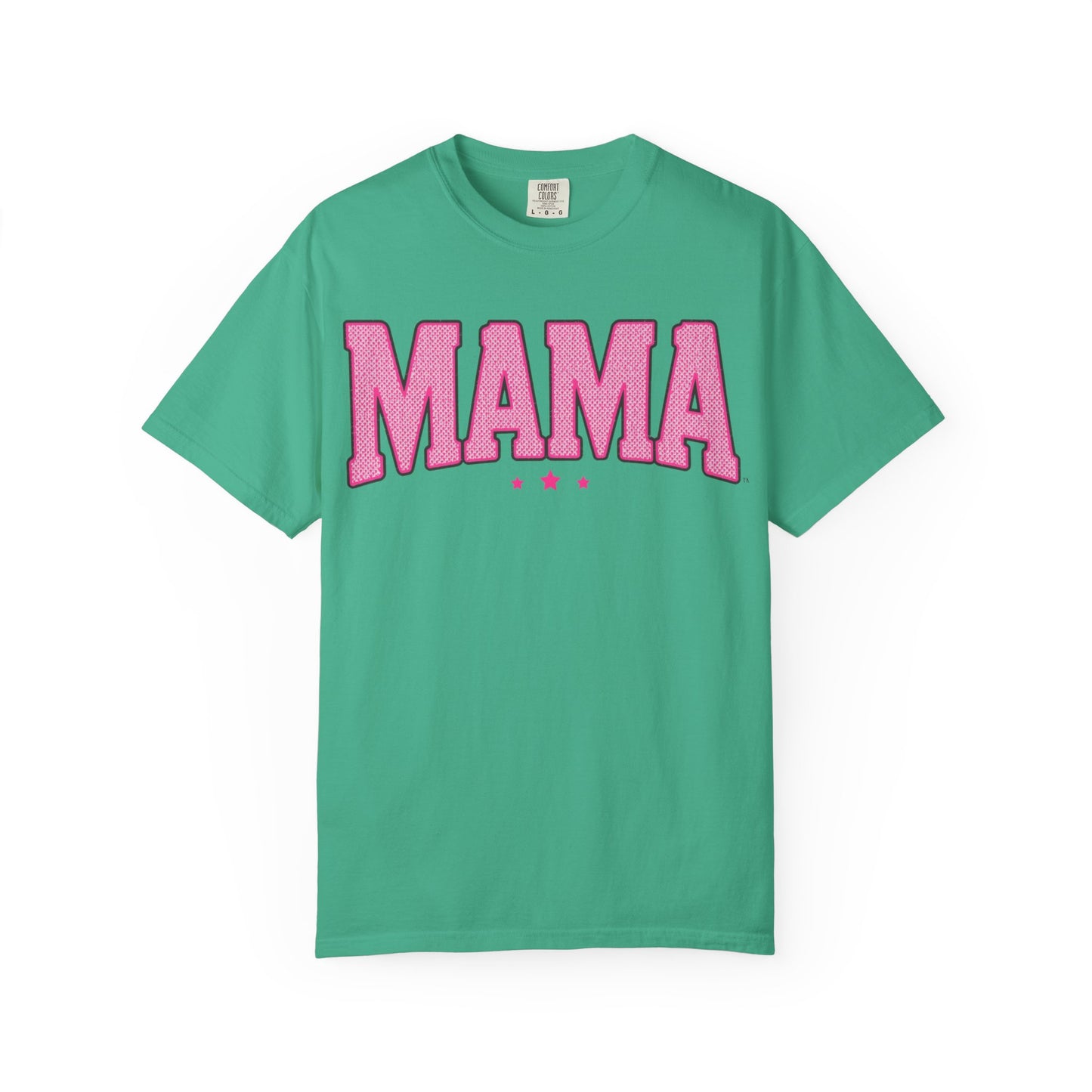 Mama Graphic T-Shirt — Retro Pink Lettering