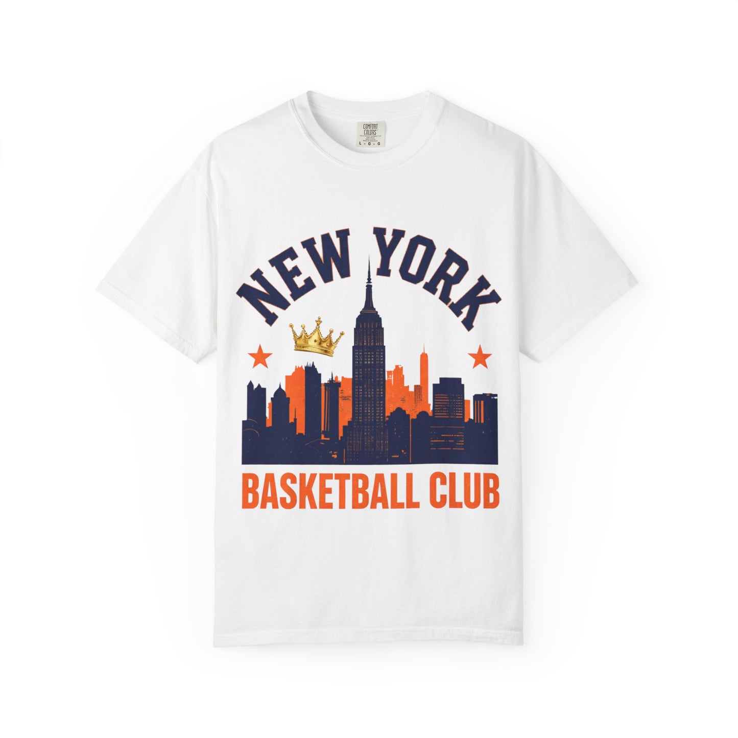 New York Basketball Club T-Shirt — Skyline, Crown & Team Graphic