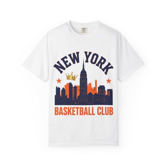 New York Basketball Club T-Shirt — Skyline, Crown & Team Graphic